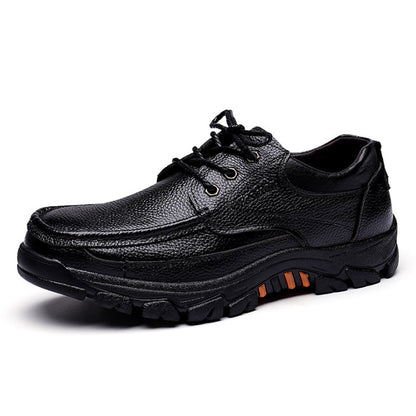 🔥On This Week Sale 70% OFF🔥 Men's Cow Leather Waterproof Comfy Non Slip Soft Slip On Casual Shoes
