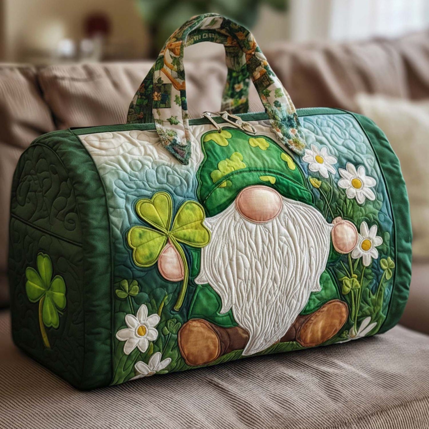 St.Patrick Day Quilted Duffle Bag - DB1000