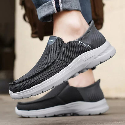 🔥LAST DAY 60% OFF🔥Men's Arch Support Hands-Free Slip-On Loafers, EVA Boat Shoes,Orthopedic Walking Shoes