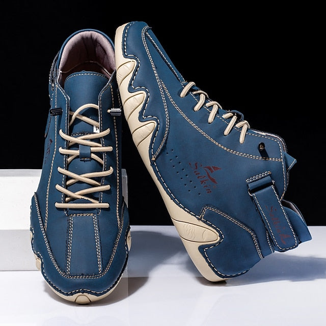 🔥On This Week Sale 70% OFF🔥Men's   Leather Orthopedic Shoes - Improve Posture and Get Rid of Painless Walking & Driving